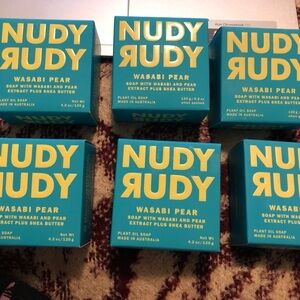 Nudy Rudy WASABI & PEAR bar soap ! (Bundle)